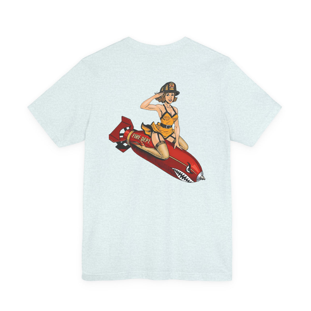 Fire Dept Bomb Pin-Up Tee