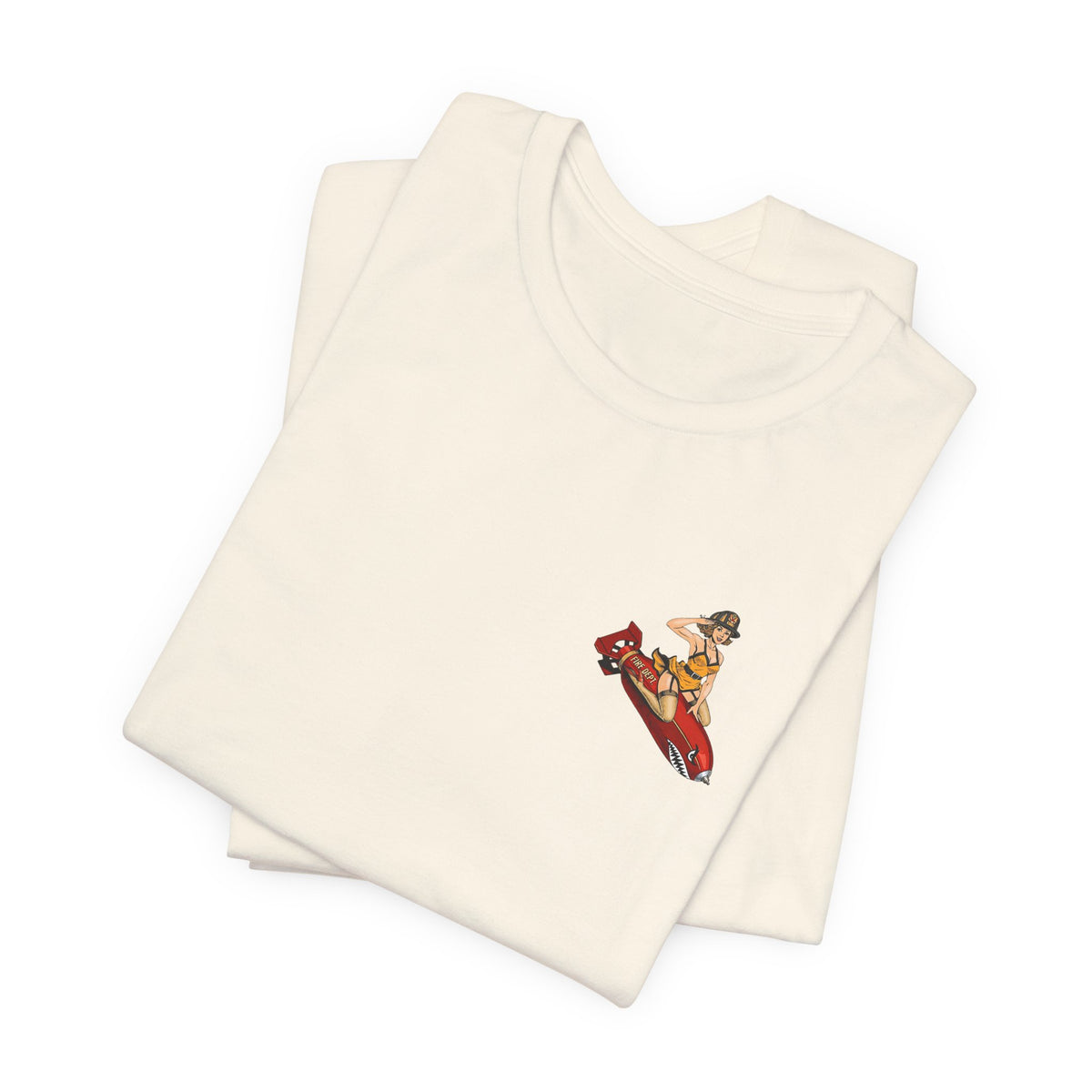 Fire Dept Bomb Pin-Up Tee
