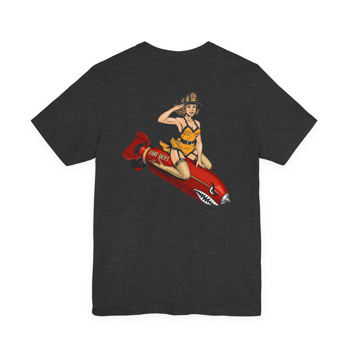 Fire Dept Bomb Pin-Up Tee