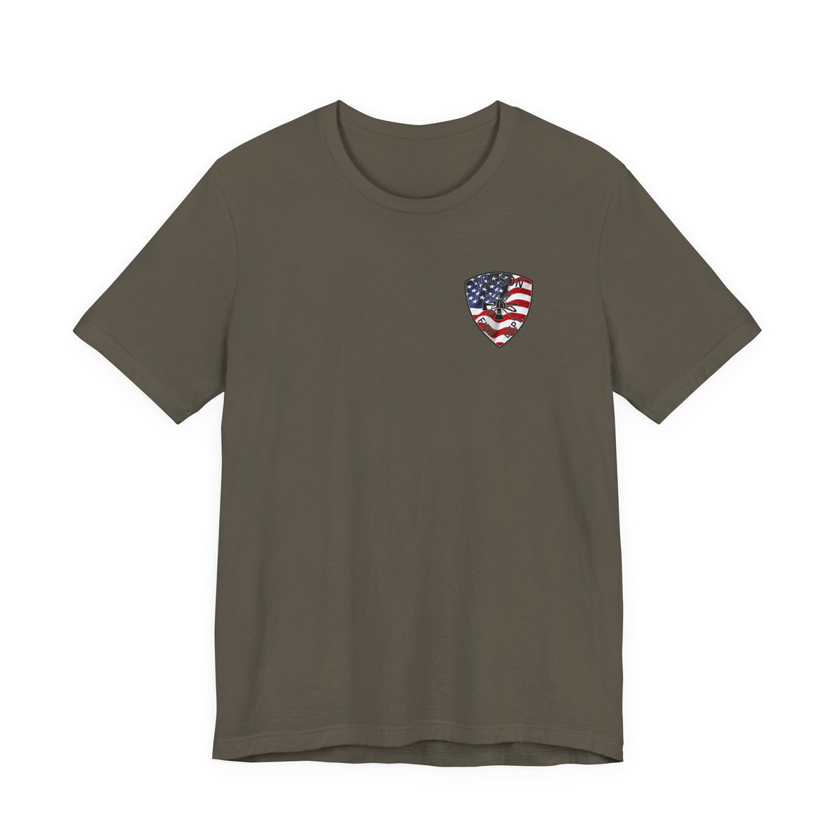 TFD American Flag Patch Tee