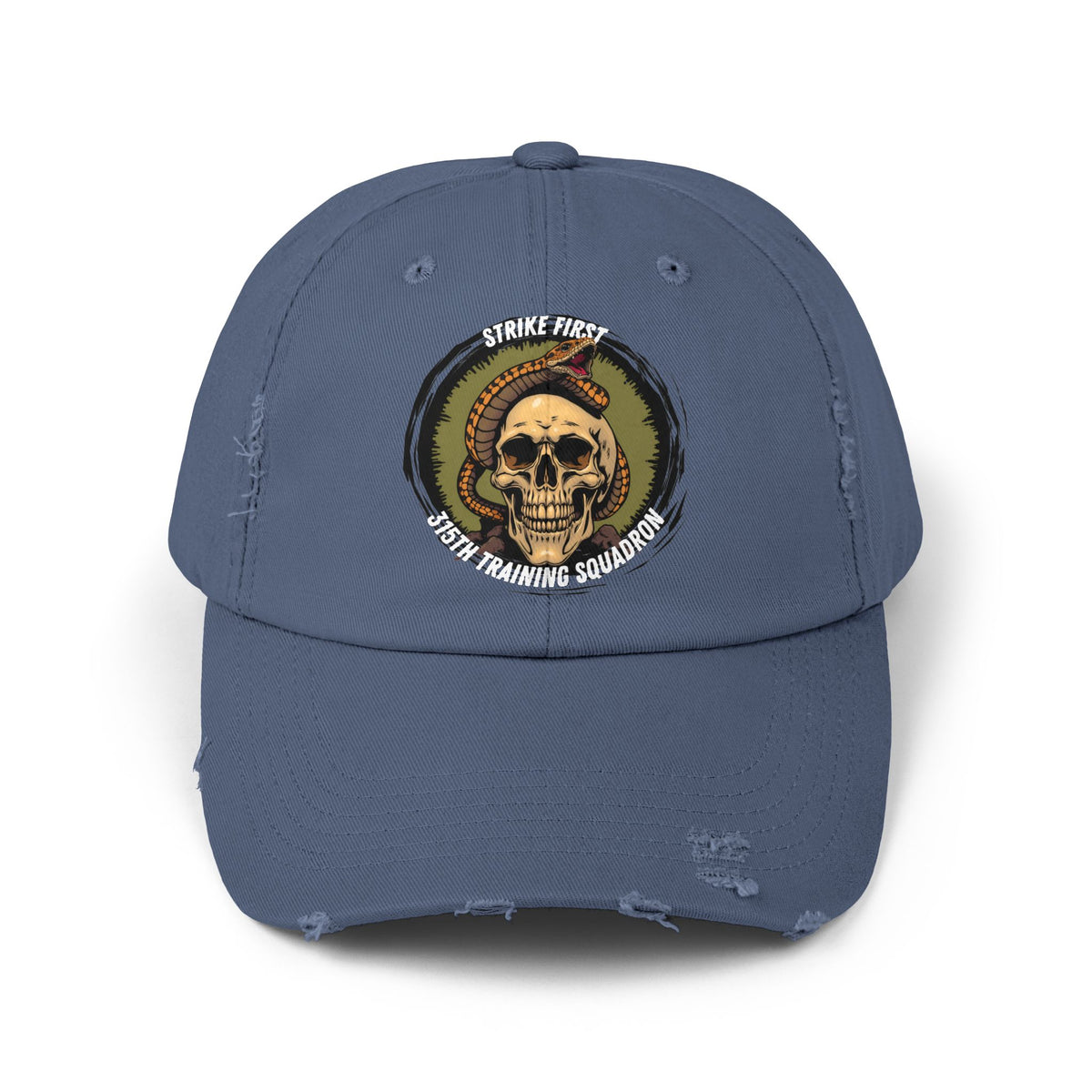 315th TRS Distressed Cap