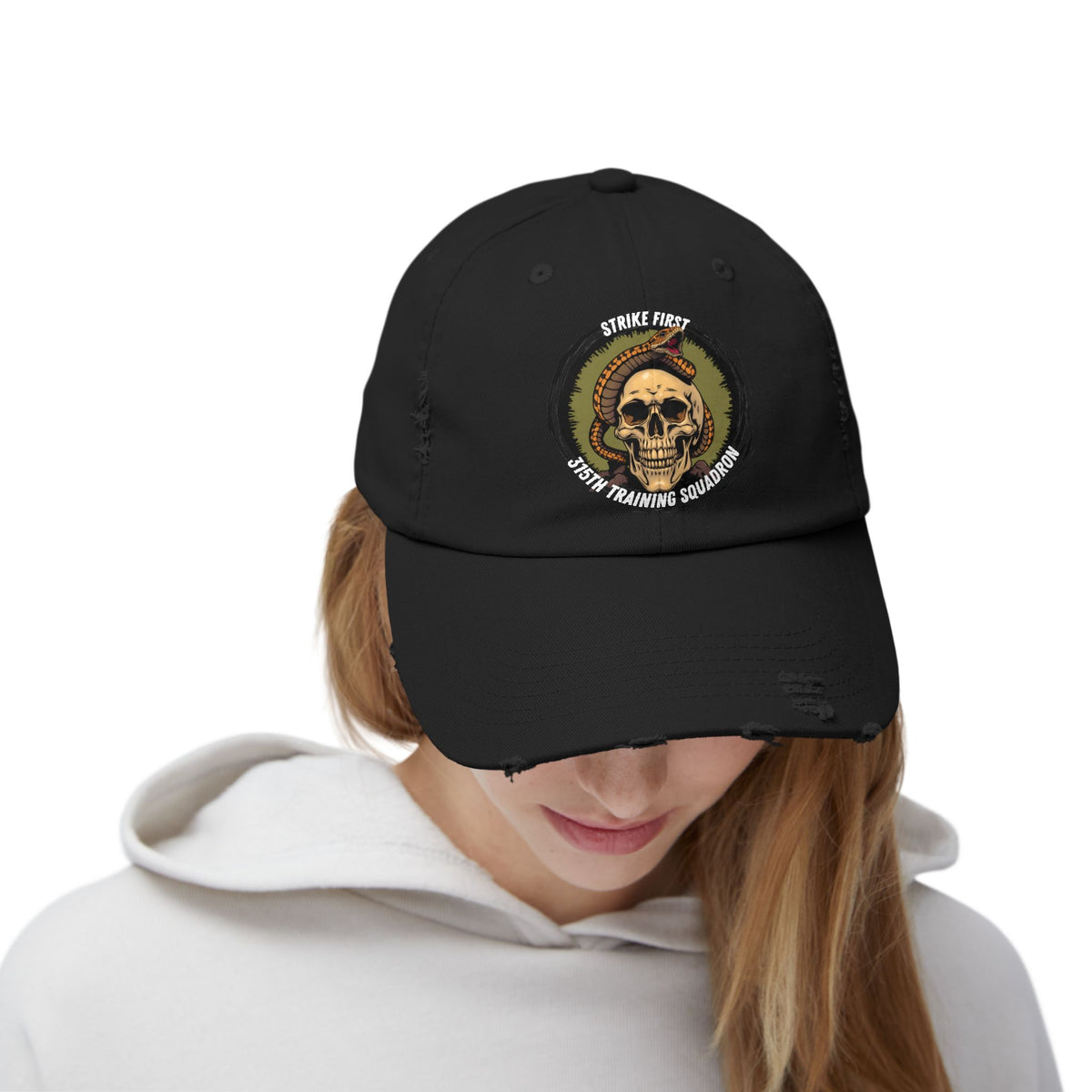 315th TRS Distressed Cap