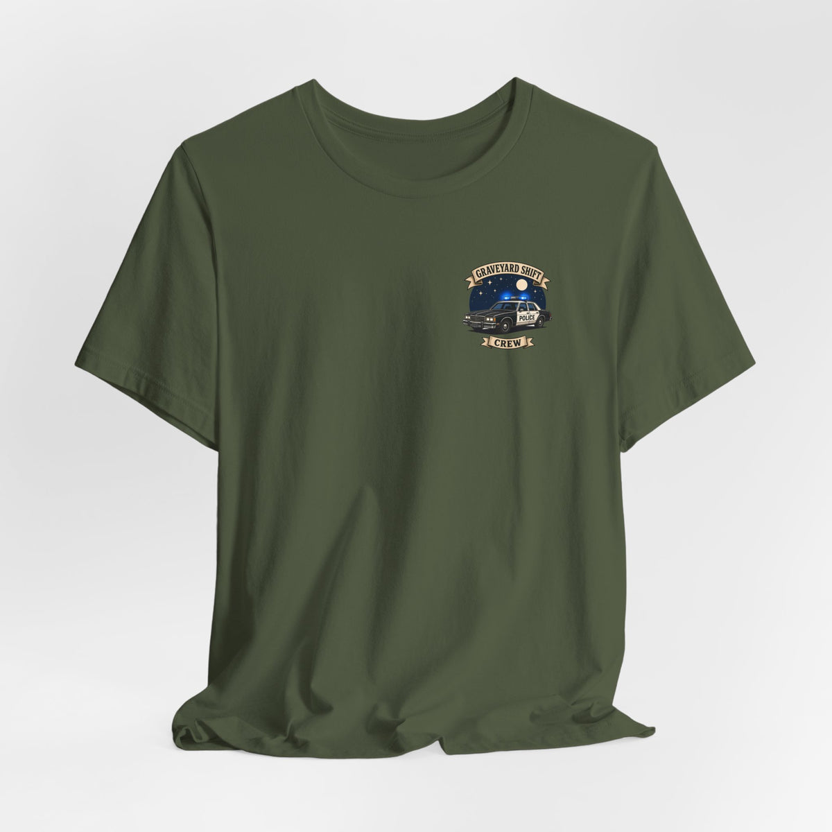 Graveyard Shift Crew Police Tee