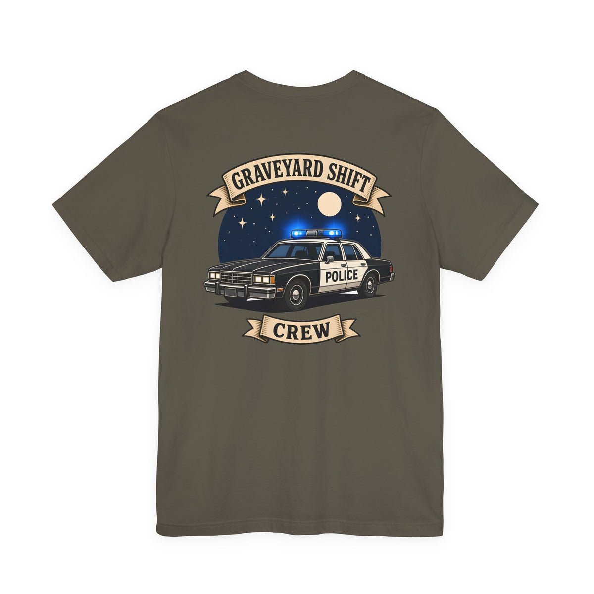 Graveyard Shift Crew Police Tee