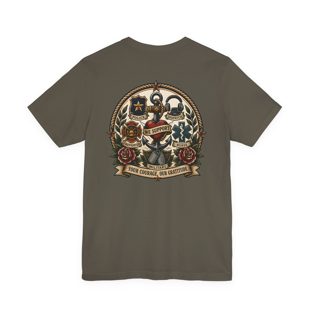 We Support First Responders Tee