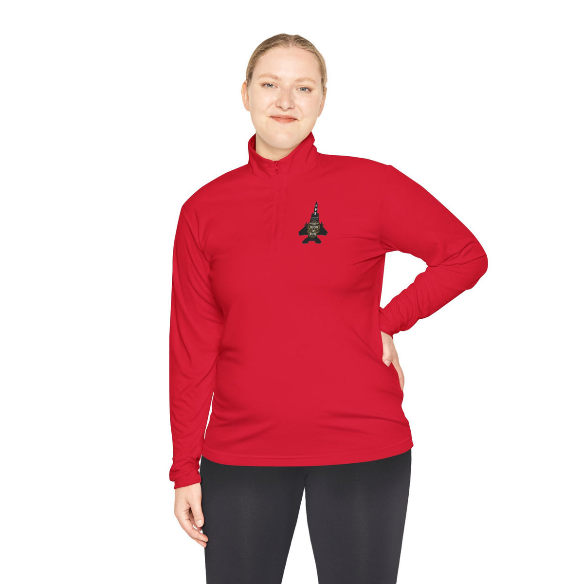 F-16 Silhouette Quarter-Zip