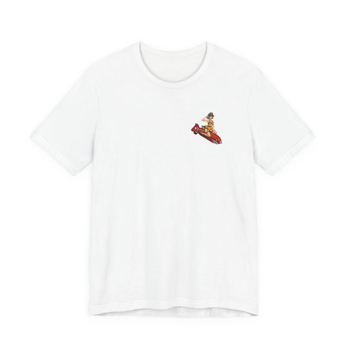 Fire Dept Bomb Pin-Up Tee