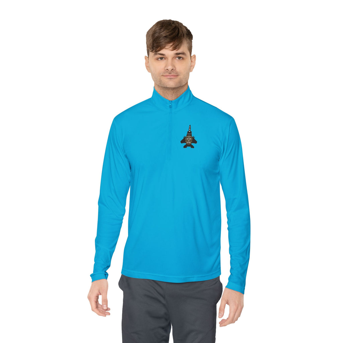 F-16 Silhouette Quarter-Zip