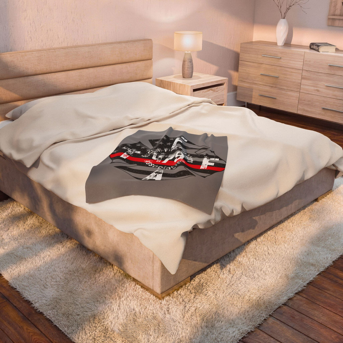 TFFA Local 479 Flag Plush Blanket