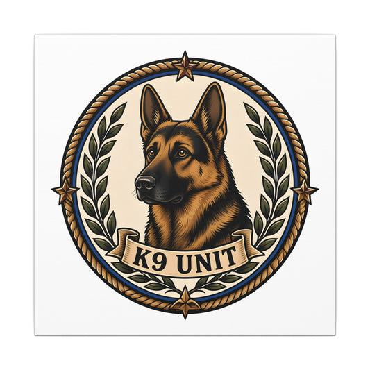 K9 Unit Police Canvas Print