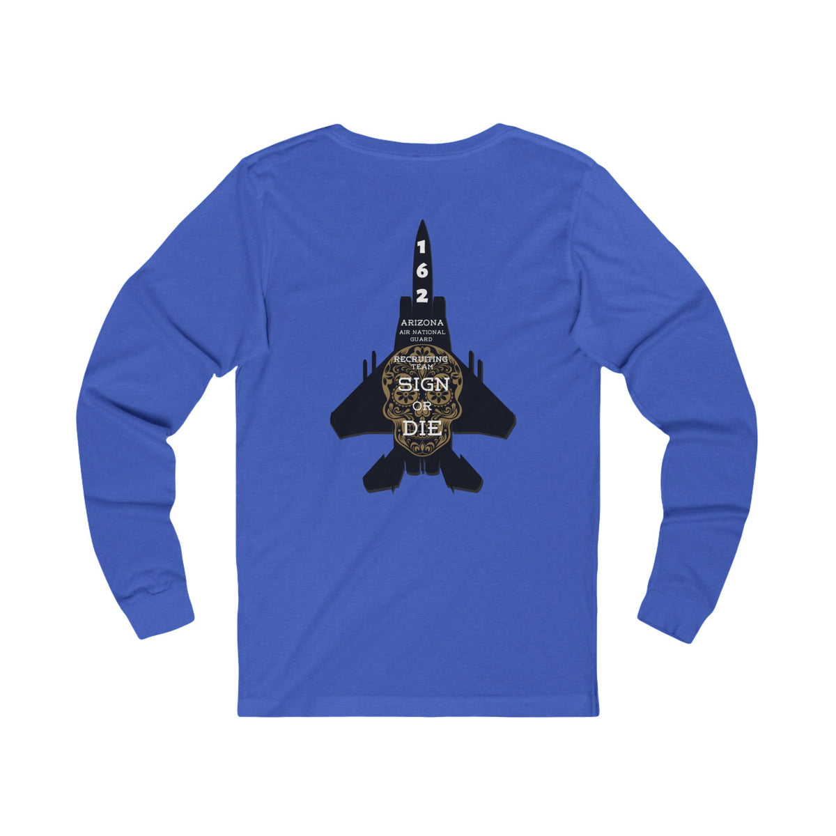 F-16 Silhouette Long Sleeve Tee