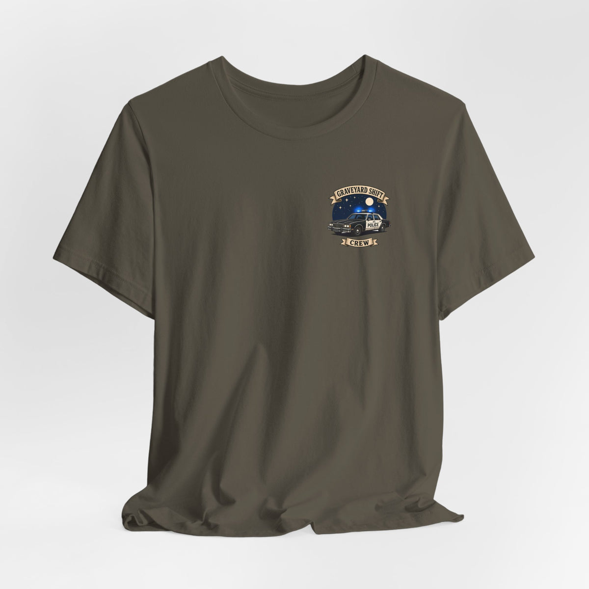 Graveyard Shift Crew Police Tee