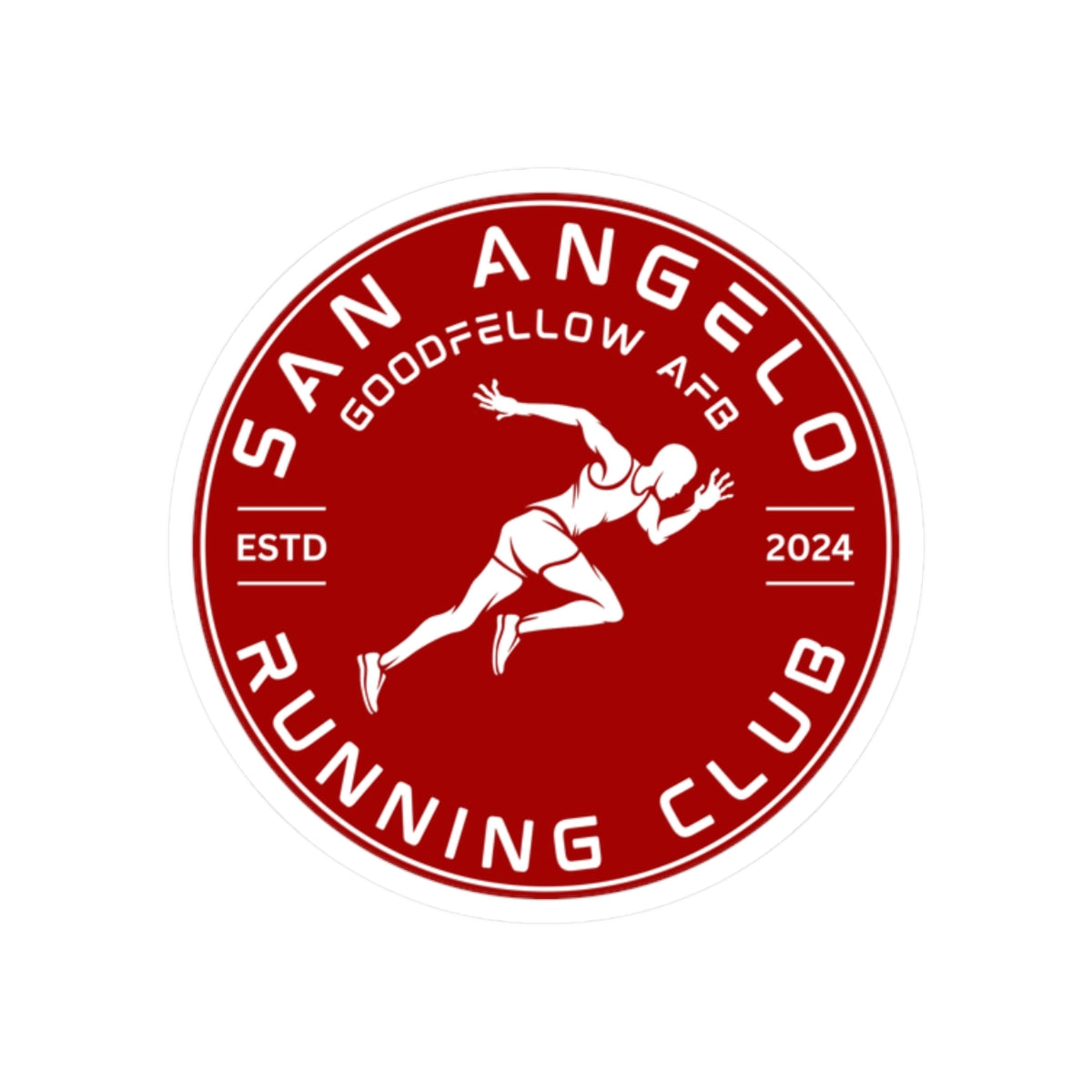 San Angelo Running Club Sticker
