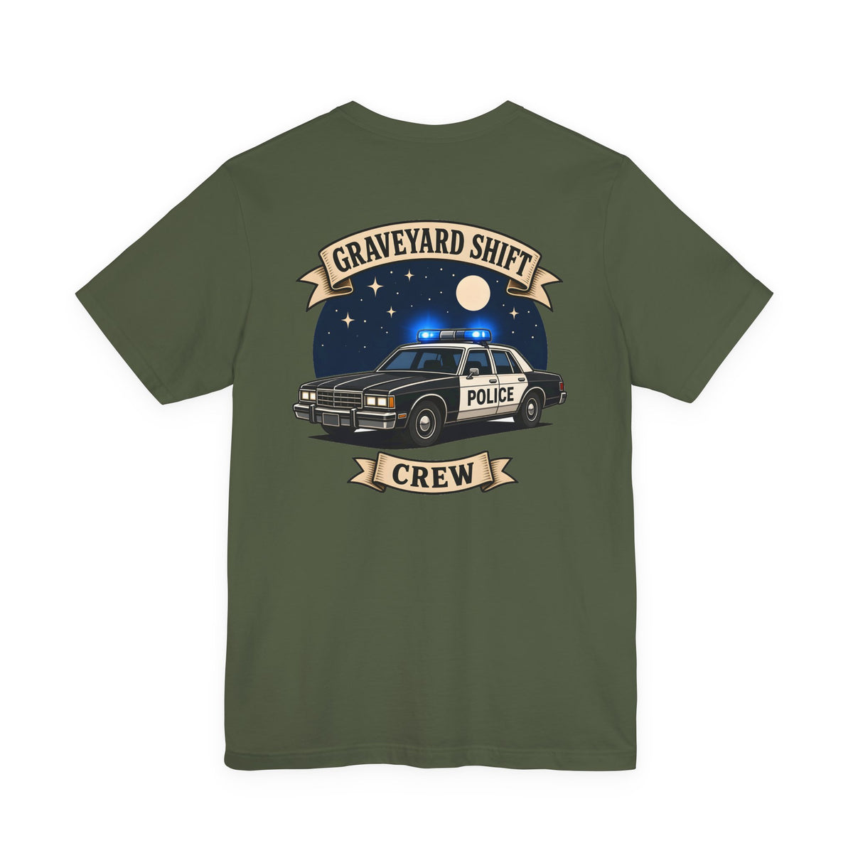 Graveyard Shift Crew Police Tee