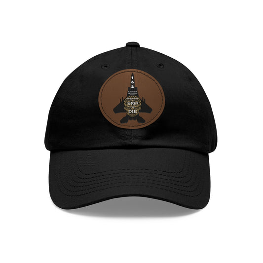 Squadron Patch Leather-Patch Dad Hat