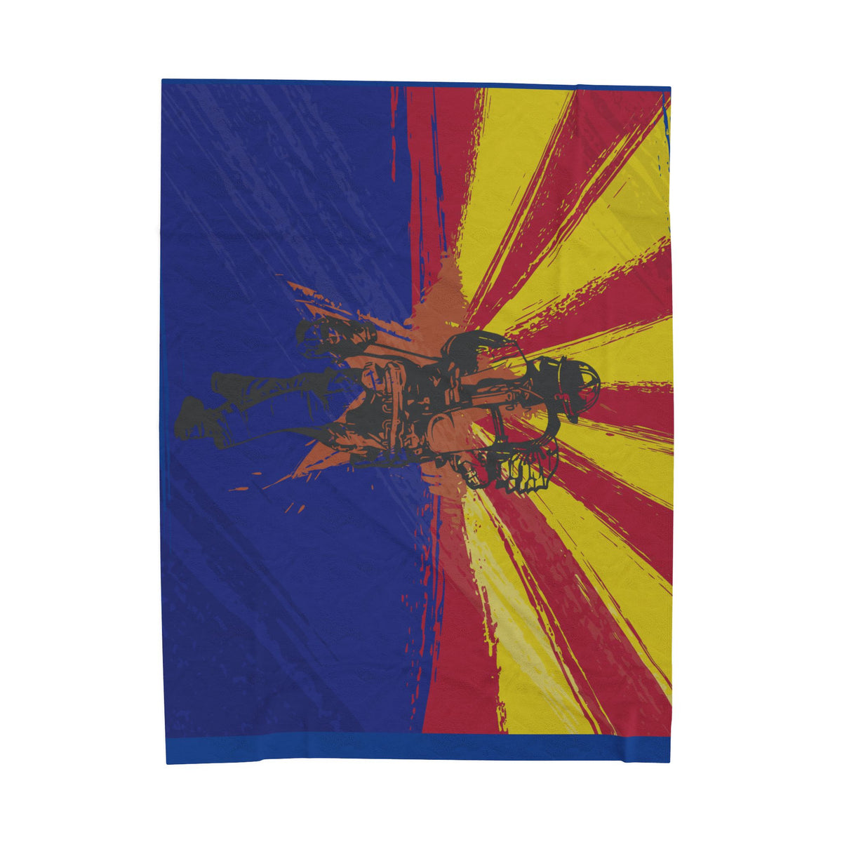 Arizona Flag Firefighter Plush Blanket