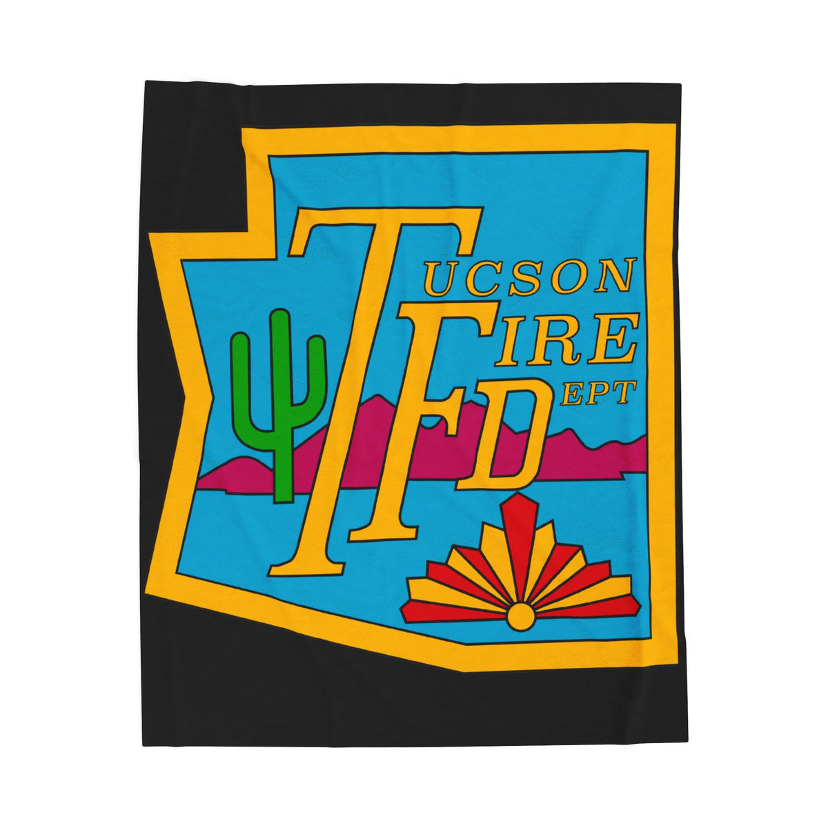 Old-Style TFD Plush Blanket