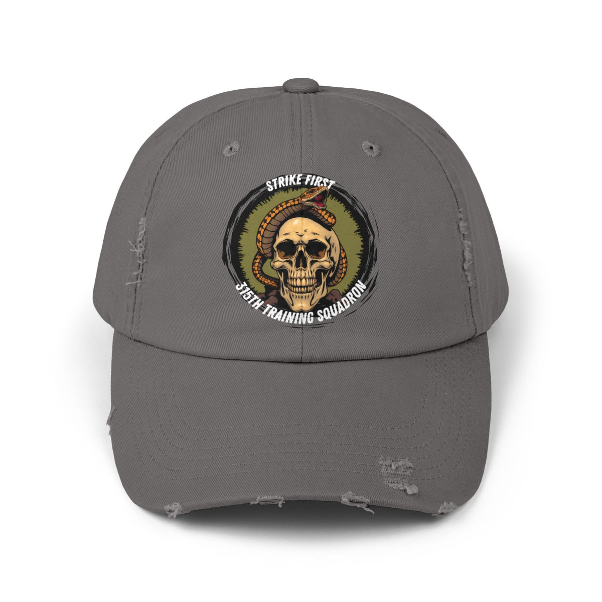 315th TRS Distressed Cap