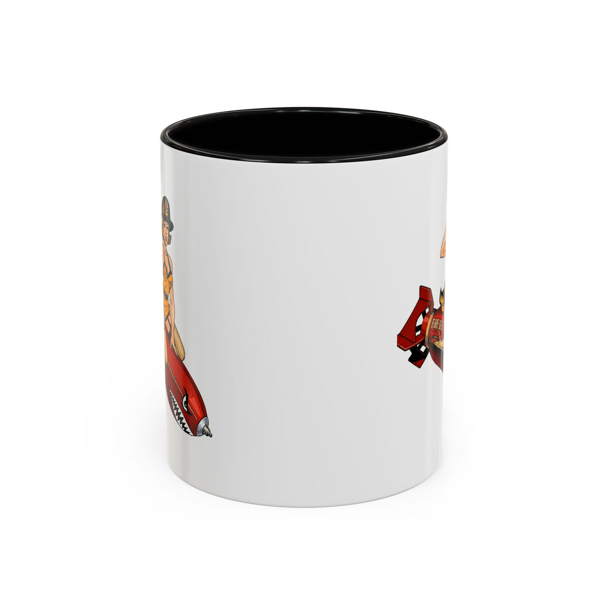 Fire Dept Bomb Pin-Up Mug