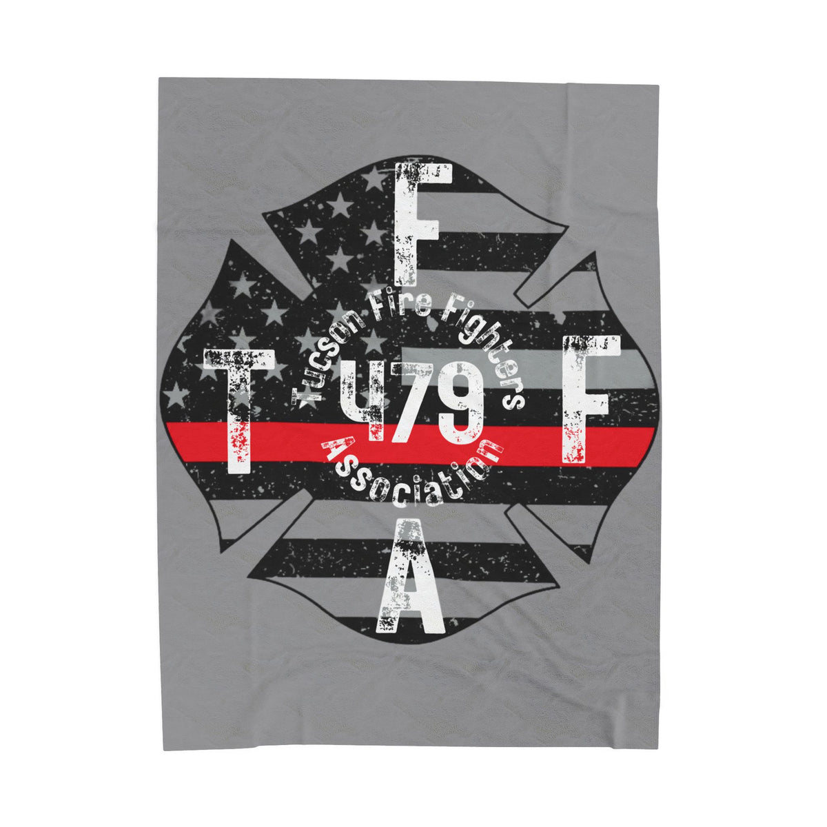 TFFA Local 479 Flag Plush Blanket