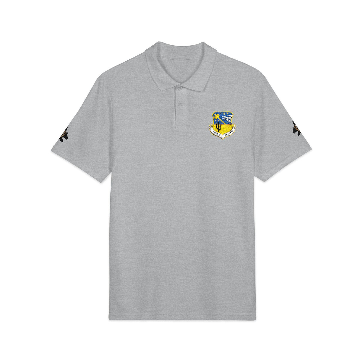 Embroidered Unit Shield Piqué Polo