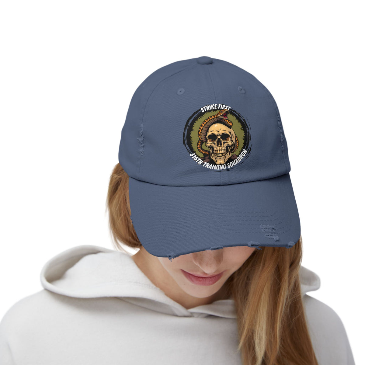 315th TRS Distressed Cap