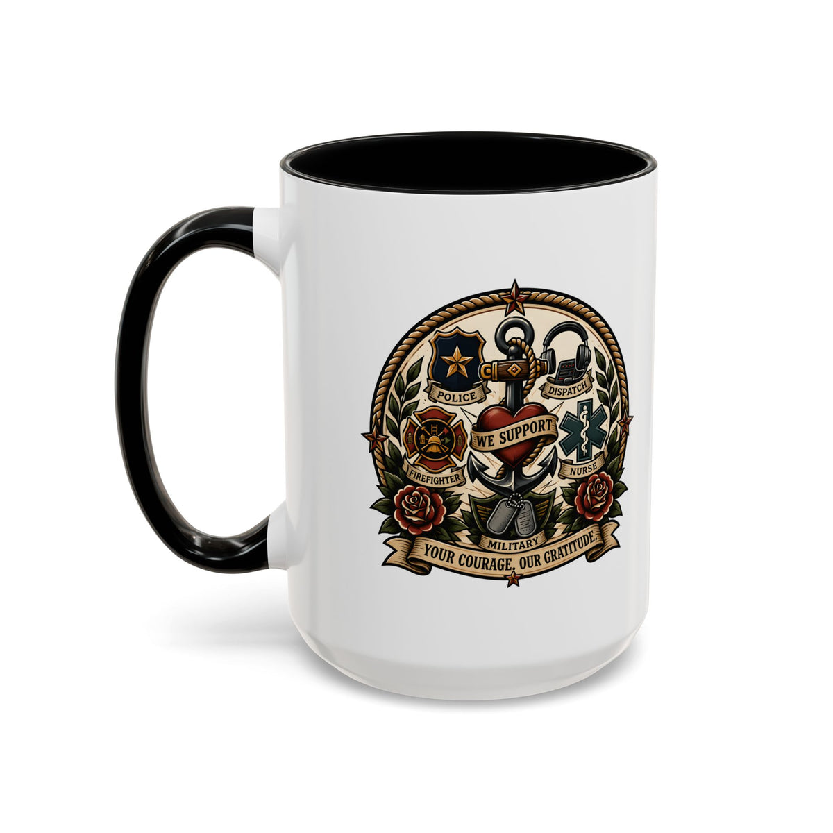 We Support First Responders Mug
