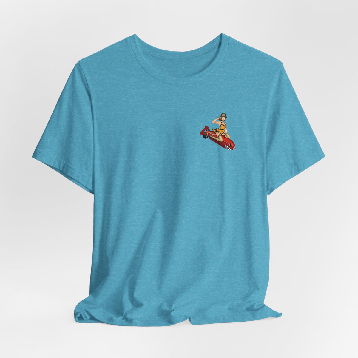 Fire Dept Bomb Pin-Up Tee