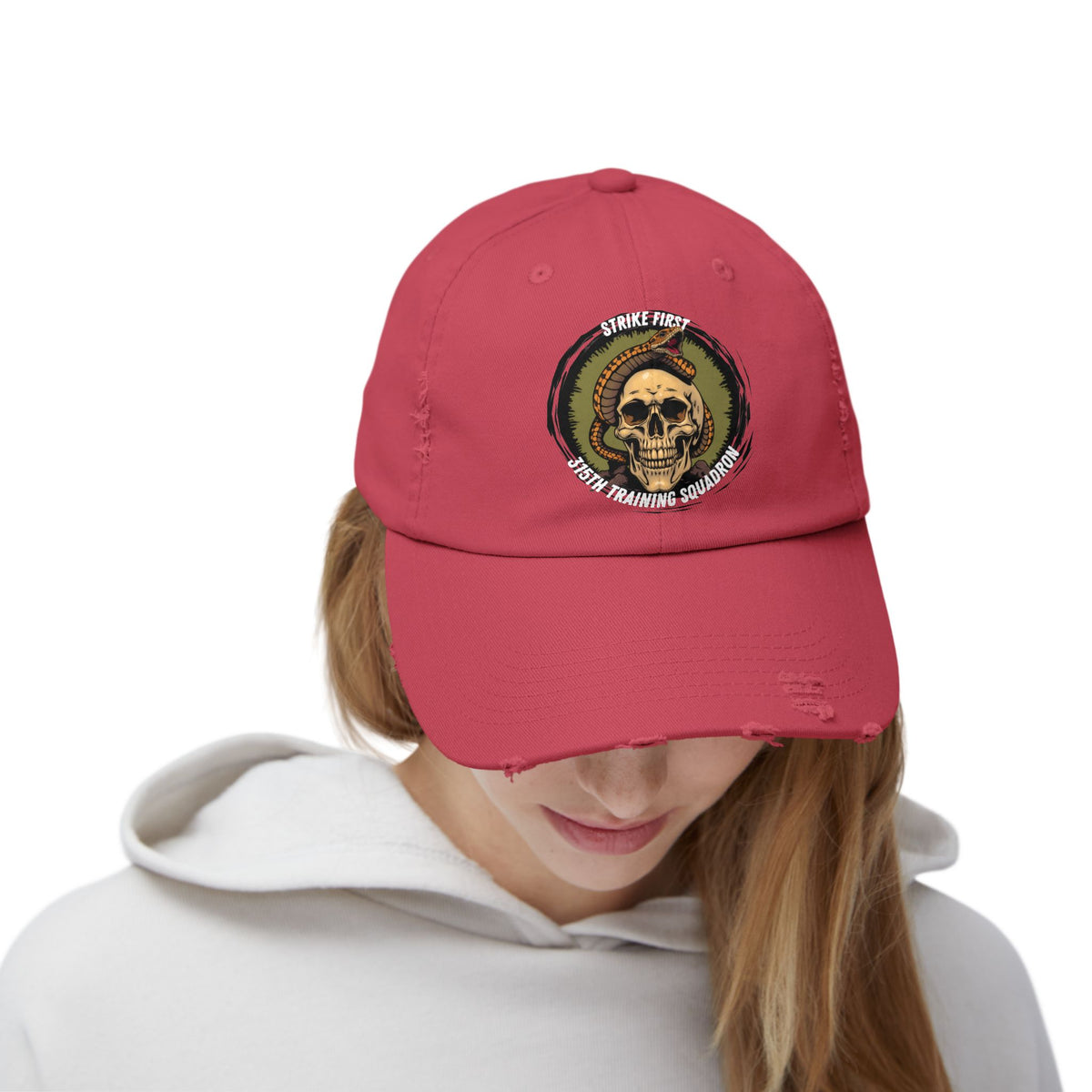 315th TRS Distressed Cap
