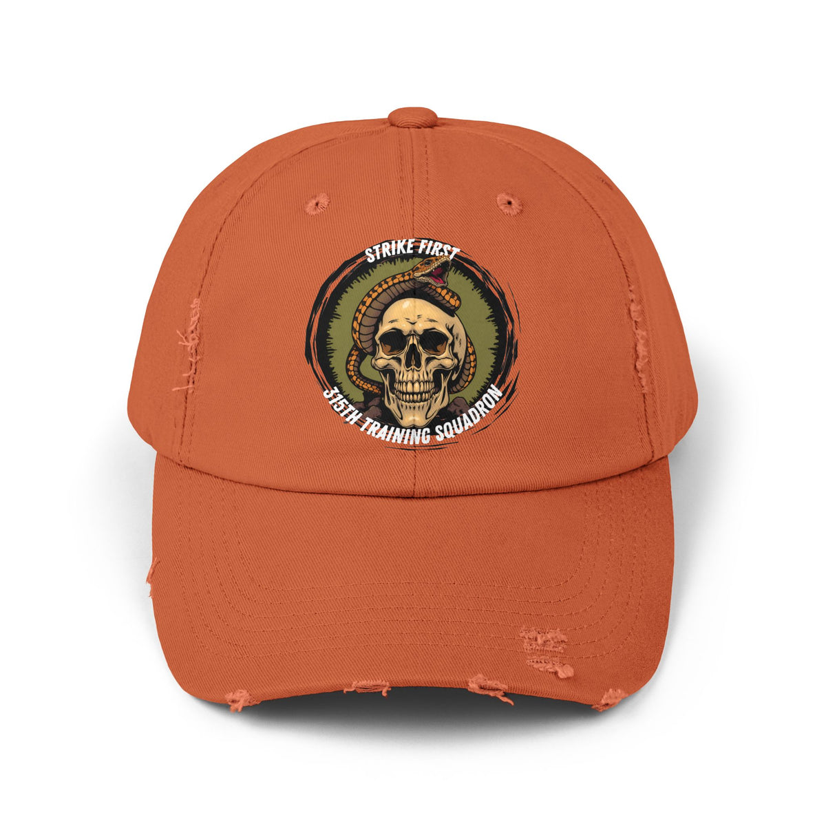 315th TRS Distressed Cap