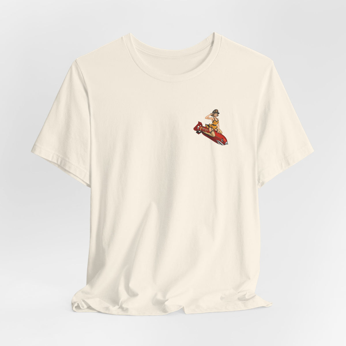Fire Dept Bomb Pin-Up Tee