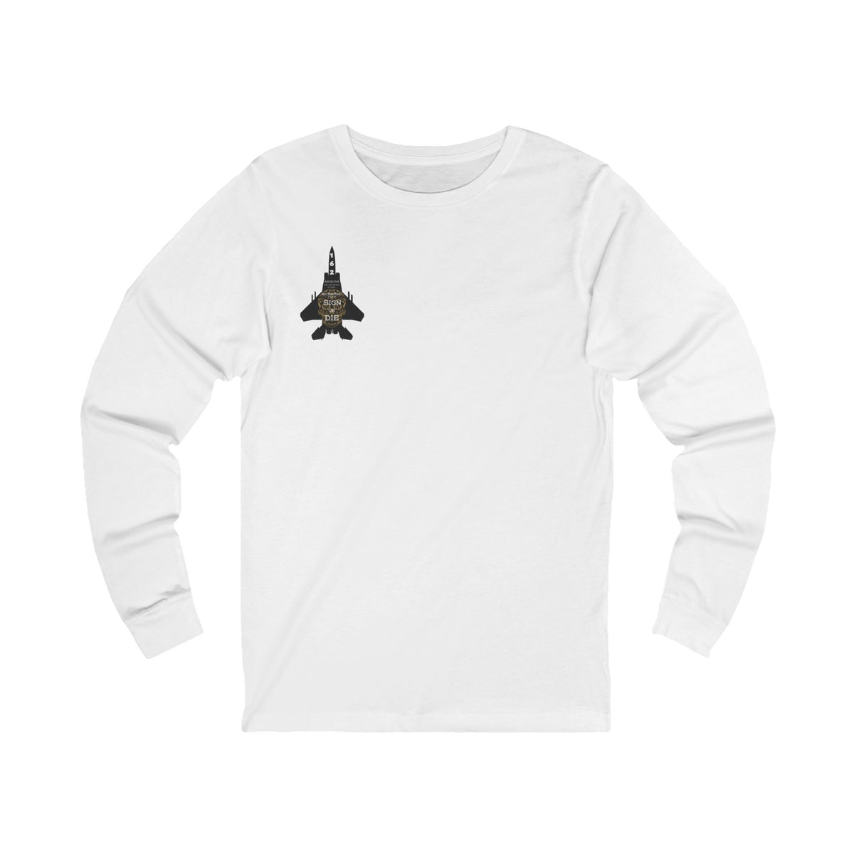 F-16 Silhouette Long Sleeve Tee