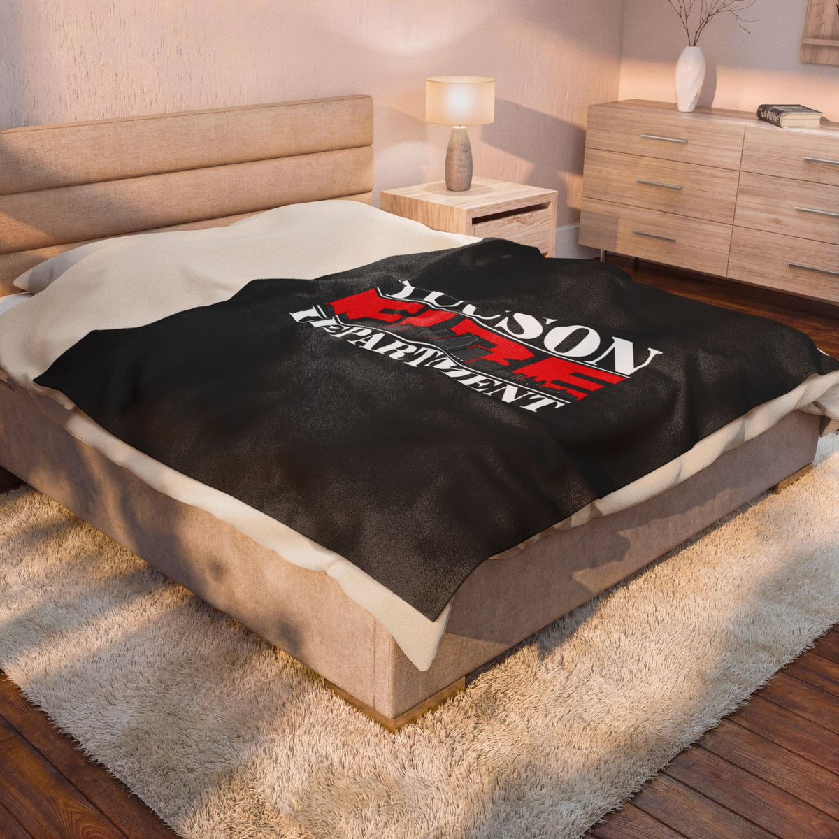Tucson Fire Department Plush Blanket