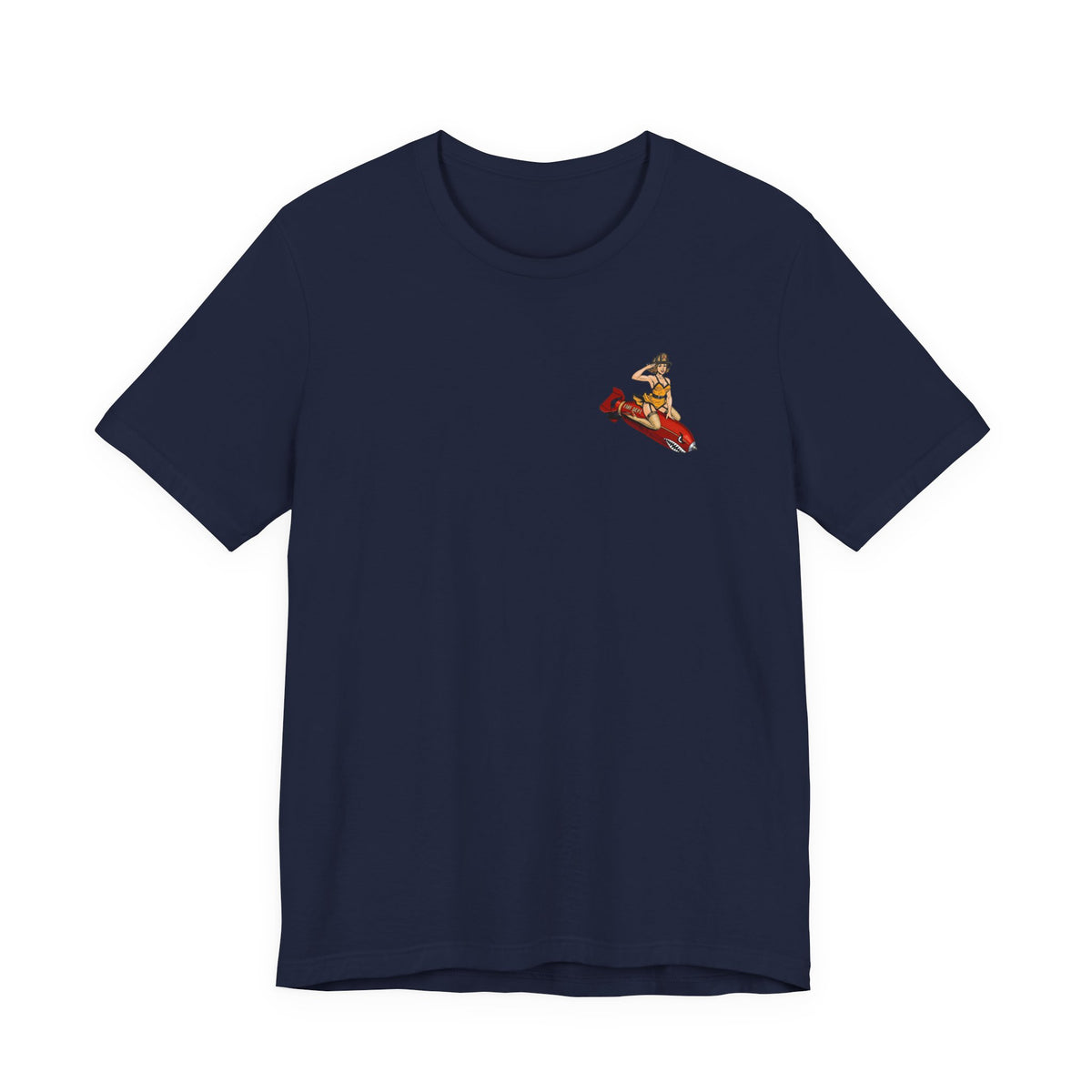 Fire Dept Bomb Pin-Up Tee