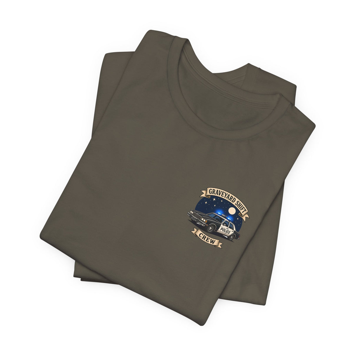 Graveyard Shift Crew Police Tee