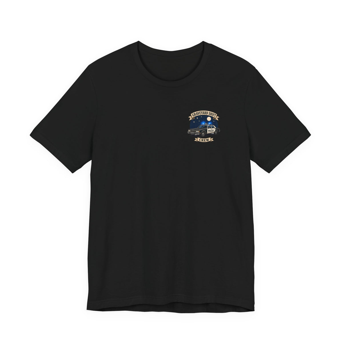 Graveyard Shift Crew Police Tee