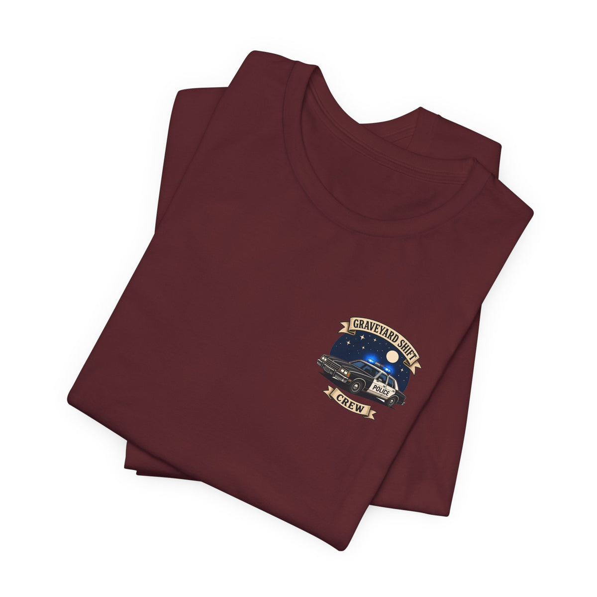 Graveyard Shift Crew Police Tee