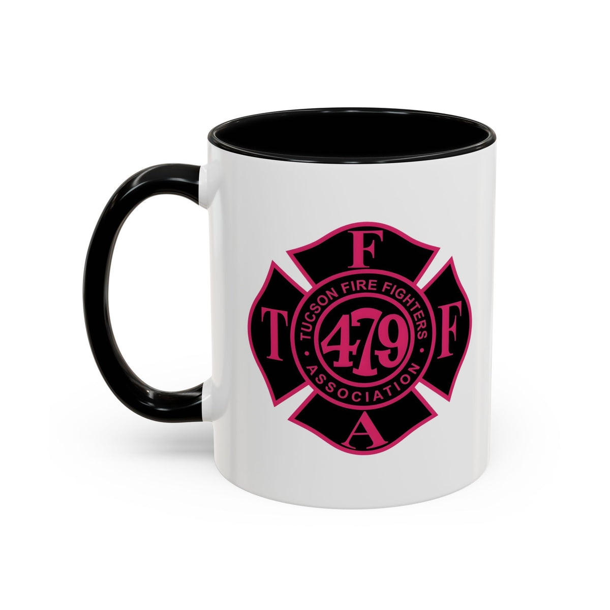 TFFA Local 479 Pink Maltese Cross Mug