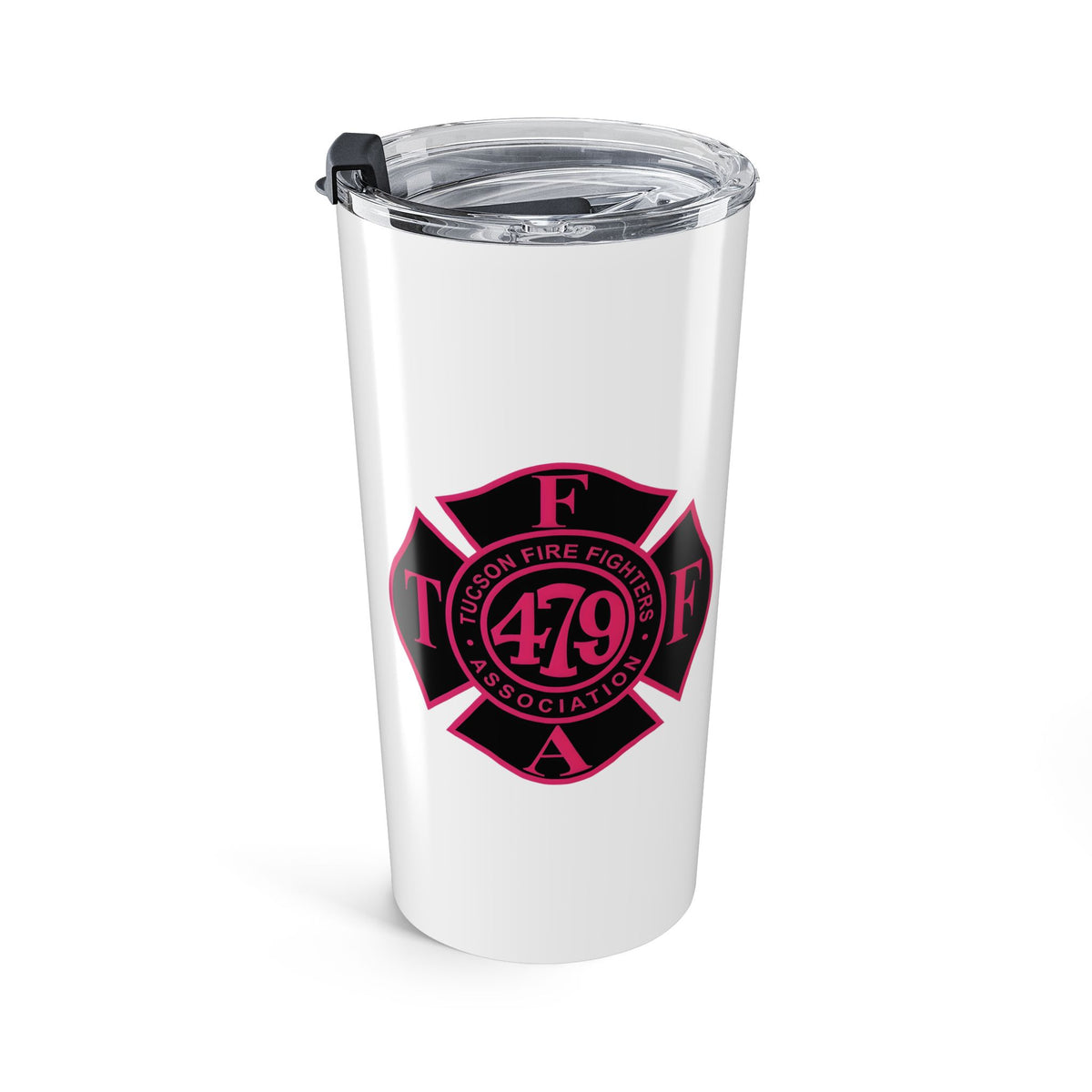 TFFA Local 479 Pink Maltese Cross Tumbler 20oz