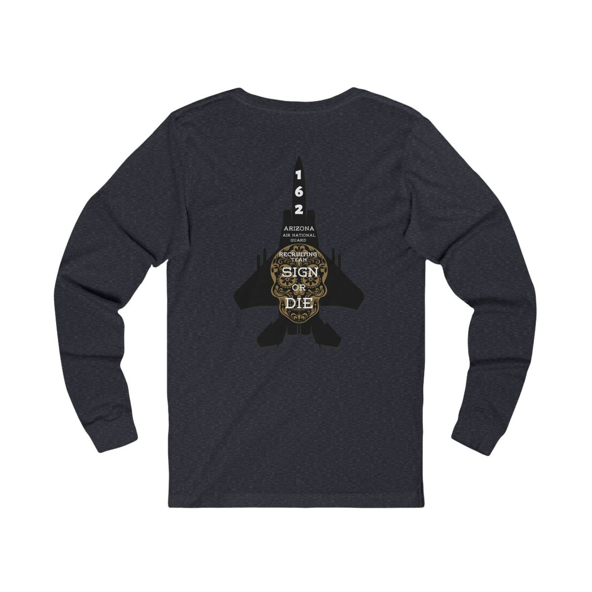 F-16 Silhouette Long Sleeve Tee