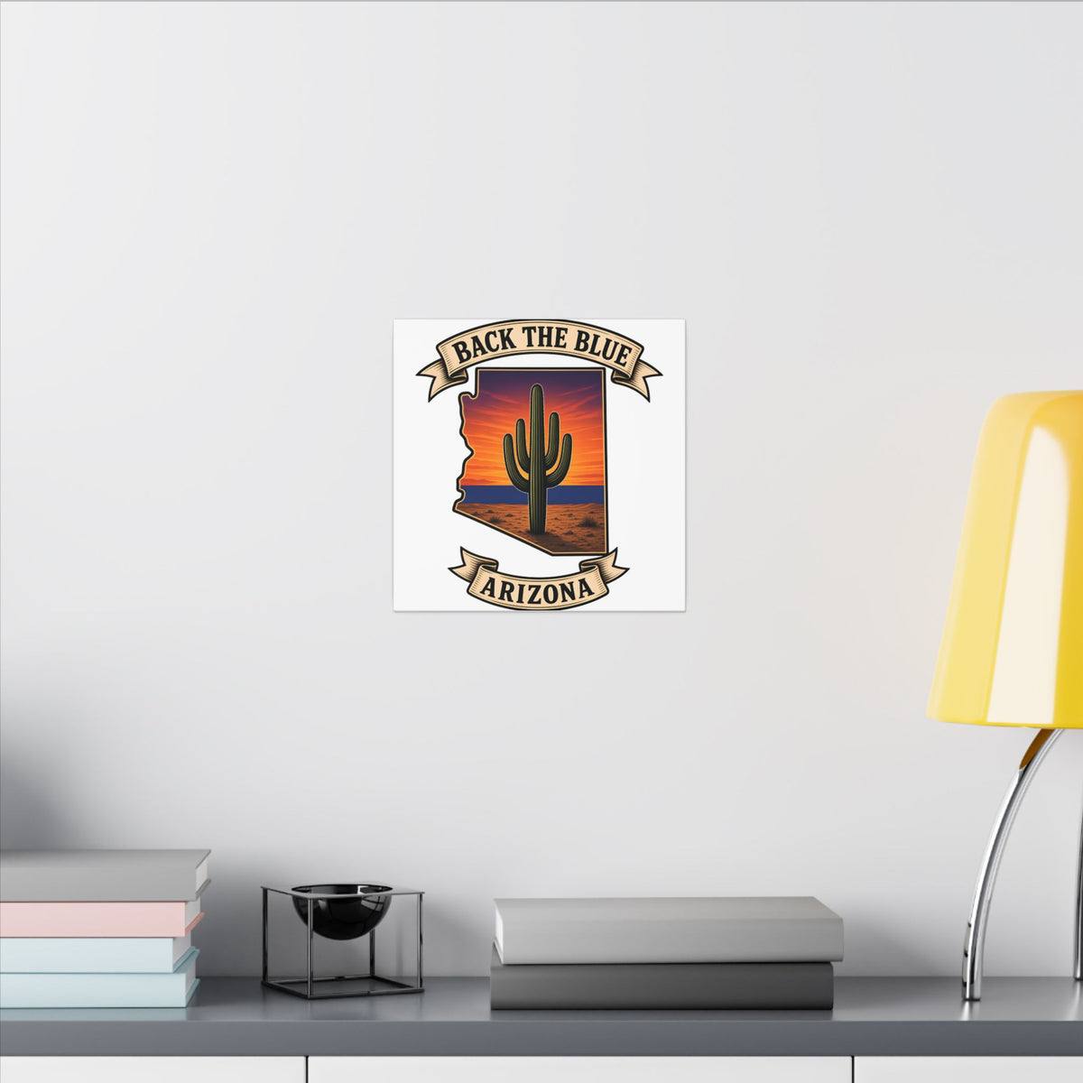 Back the Blue Arizona Canvas Print