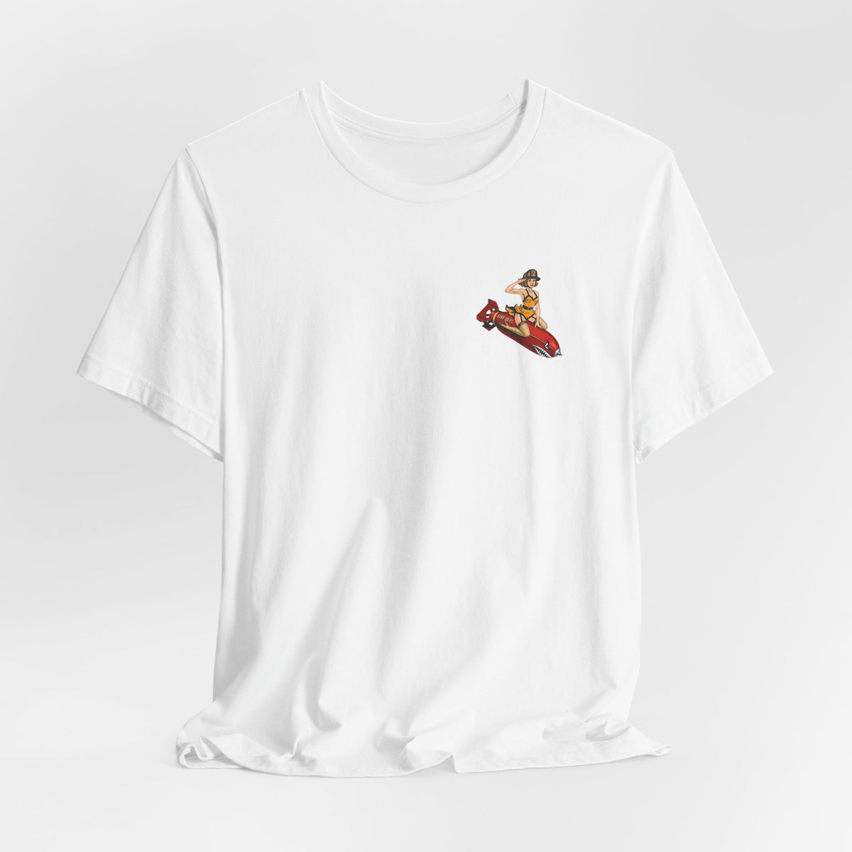 Fire Dept Bomb Pin-Up Tee