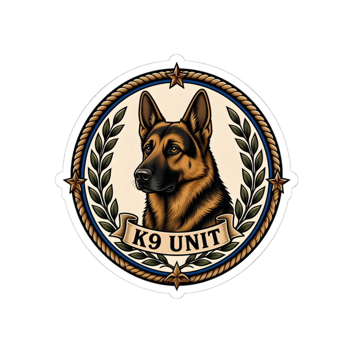 K9 Unit Police Kiss-Cut Sticker