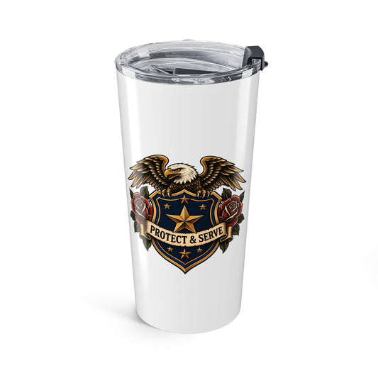 Protect & Serve Police Tumbler 20oz