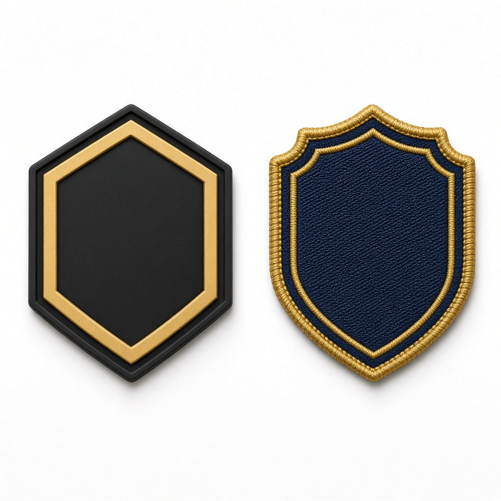 Generic PVC and embroidered patch mockups